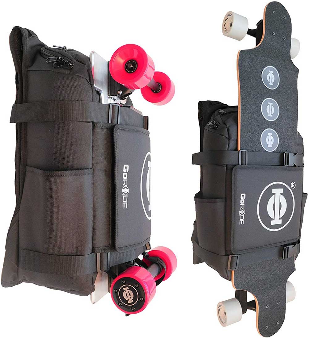 GoRide Electric, Longboard or Regular Skateboard Backpack